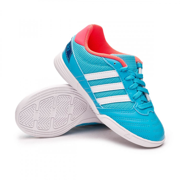 Disciplina Salida Memorizar Zapatilla adidas Super Sala Niño Signal cyan-Signal pink-Team royal blue - Tienda de fútbol Fútbol Emotion Disciplina Salida Memorizar Zapatilla adidas Super Sala Niño Signal cyan-Signal pink-Team royal blue - Tienda de fútbol Fútbol Emotion