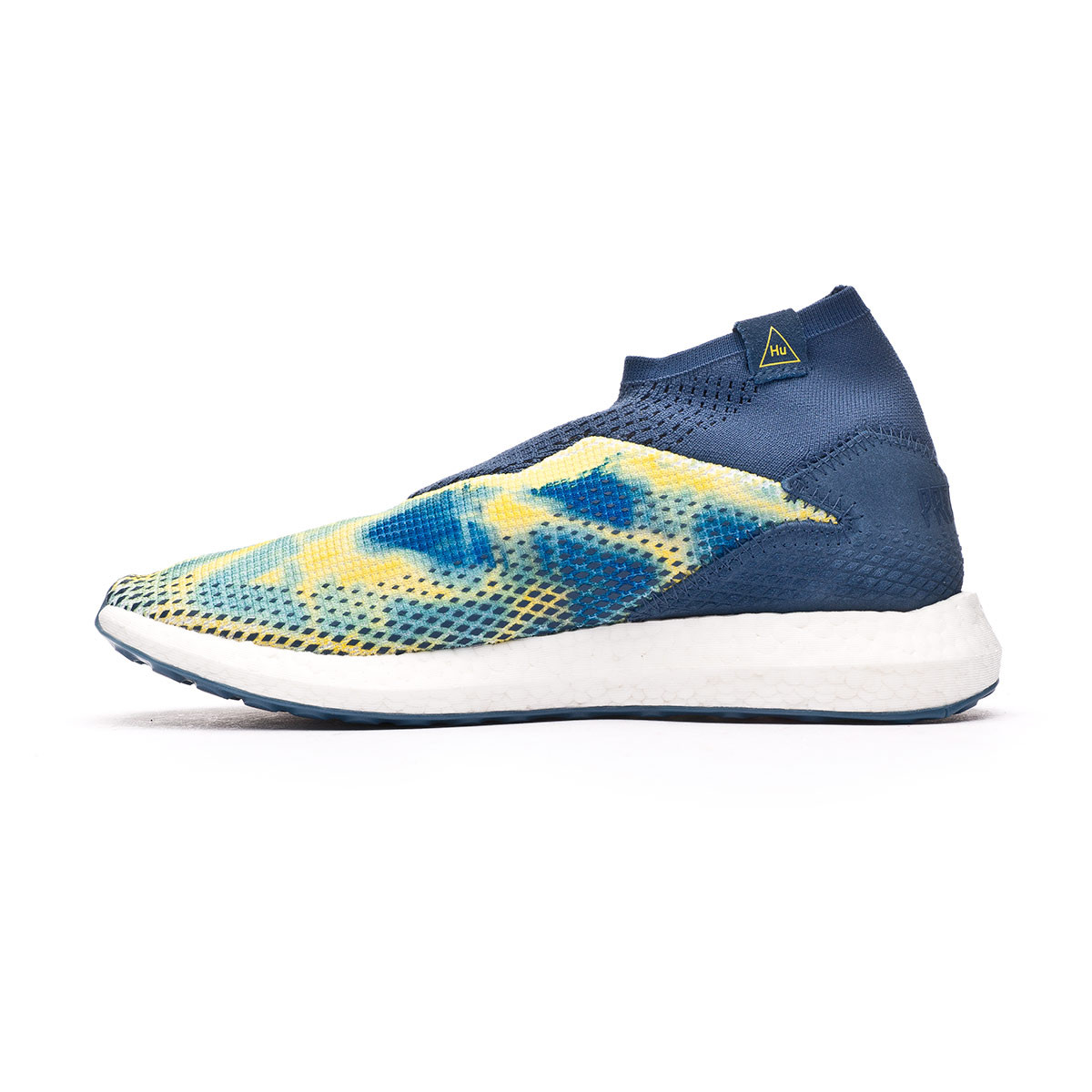 yellow human race trainers