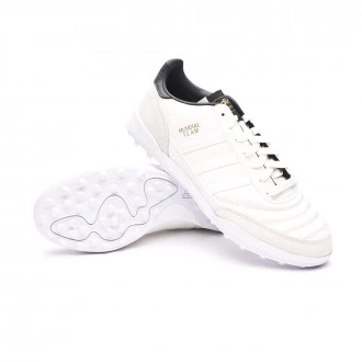 Bota Mundial Team Turf Core White-Core White-Gold Metallic