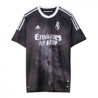 Camiseta Real Madrid Human Race 2020-2021 Black-White