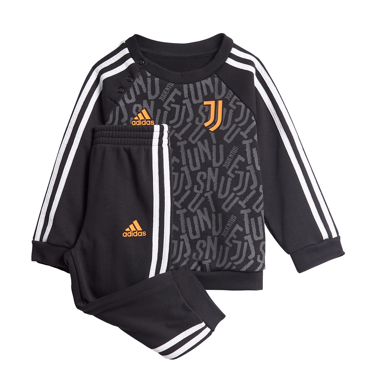 white and orange adidas tracksuit