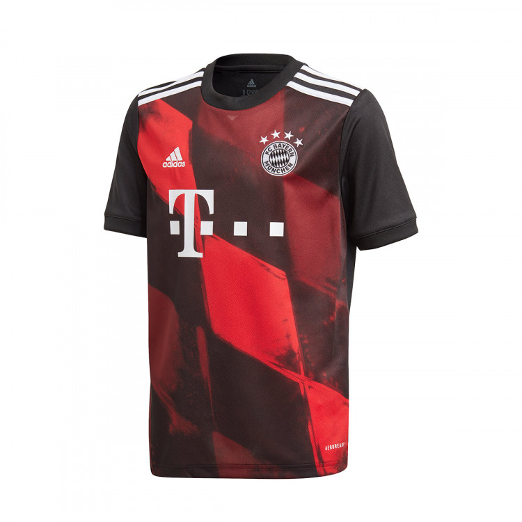Playera adidas FC Bayern Munich Tercera Equipación 2020-2021 Niño Black ...