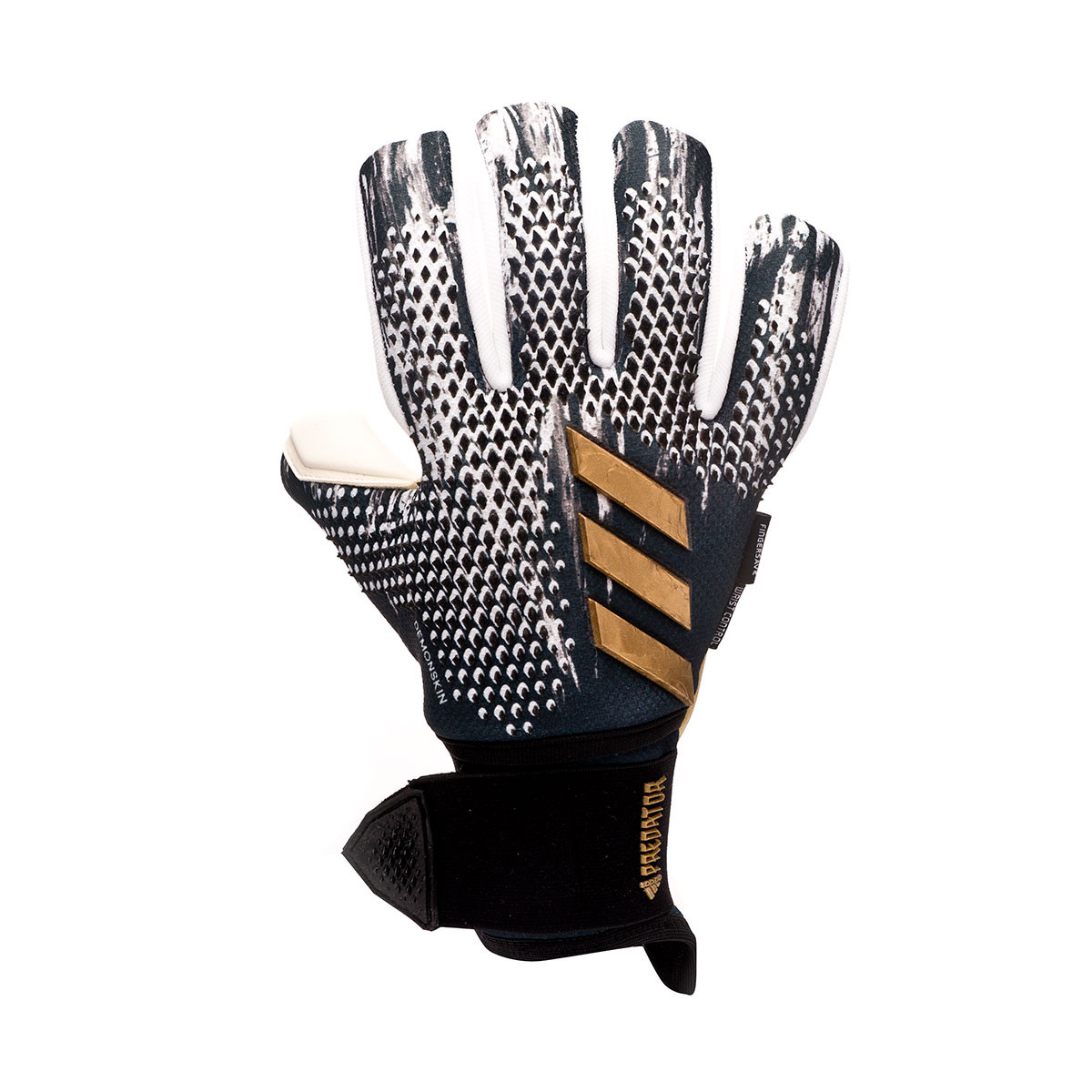 gold adidas football gloves