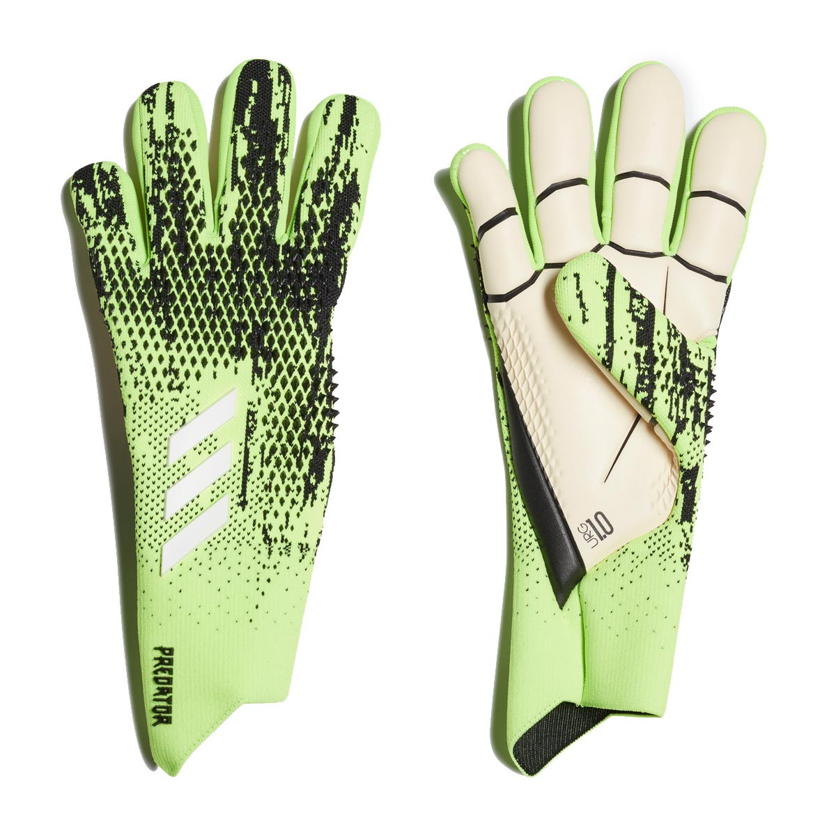 adidas football gloves green