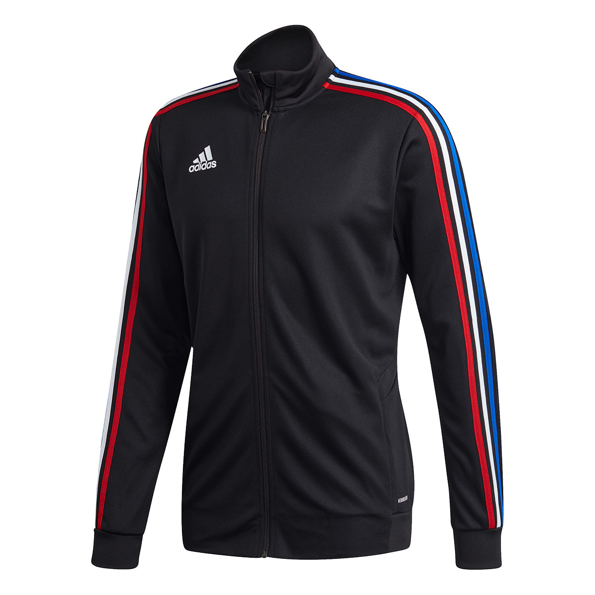 red white and blue track jacket