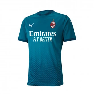 T-Shirt AC Milan Third Jersey 2020-2021 Deep lagoon-Gibraltar sea