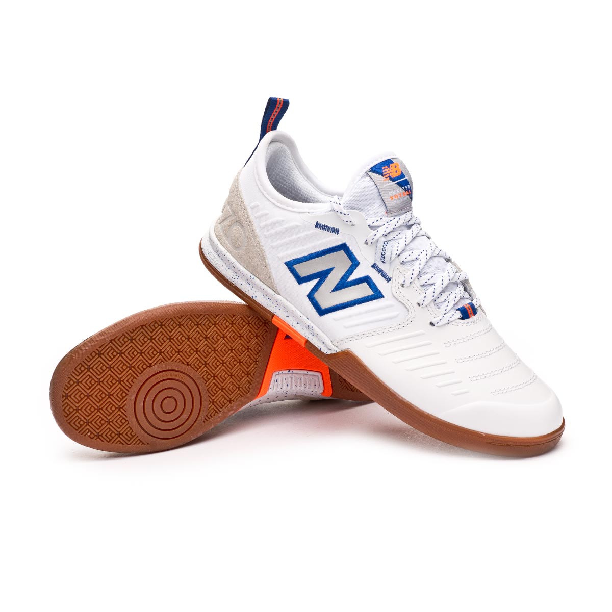 Futsal Boot New Balance Audazo v5 Pro Suede IN White - Football store  Fútbol Emotion