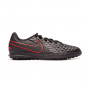 Tiempo Legend VIII Club Turf Niño Black-Dark smoke grey-Chile red