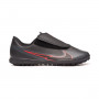 Mercurial Vapor XIII Club Turf PS Cinta Adhesiva Niño Black-Dark smoke grey-Chile red