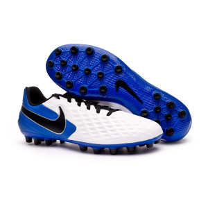 Bota de fútbol Nike Tiempo Legend 8 Academy AG White-Black-Hyper  Royal-Metallic Silver - Fútbol Emotion