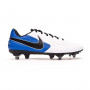 Tiempo Legend VIII Academy SG-PRO Anti-Clog Traction White-Black-Hyper royal-Metallic silver