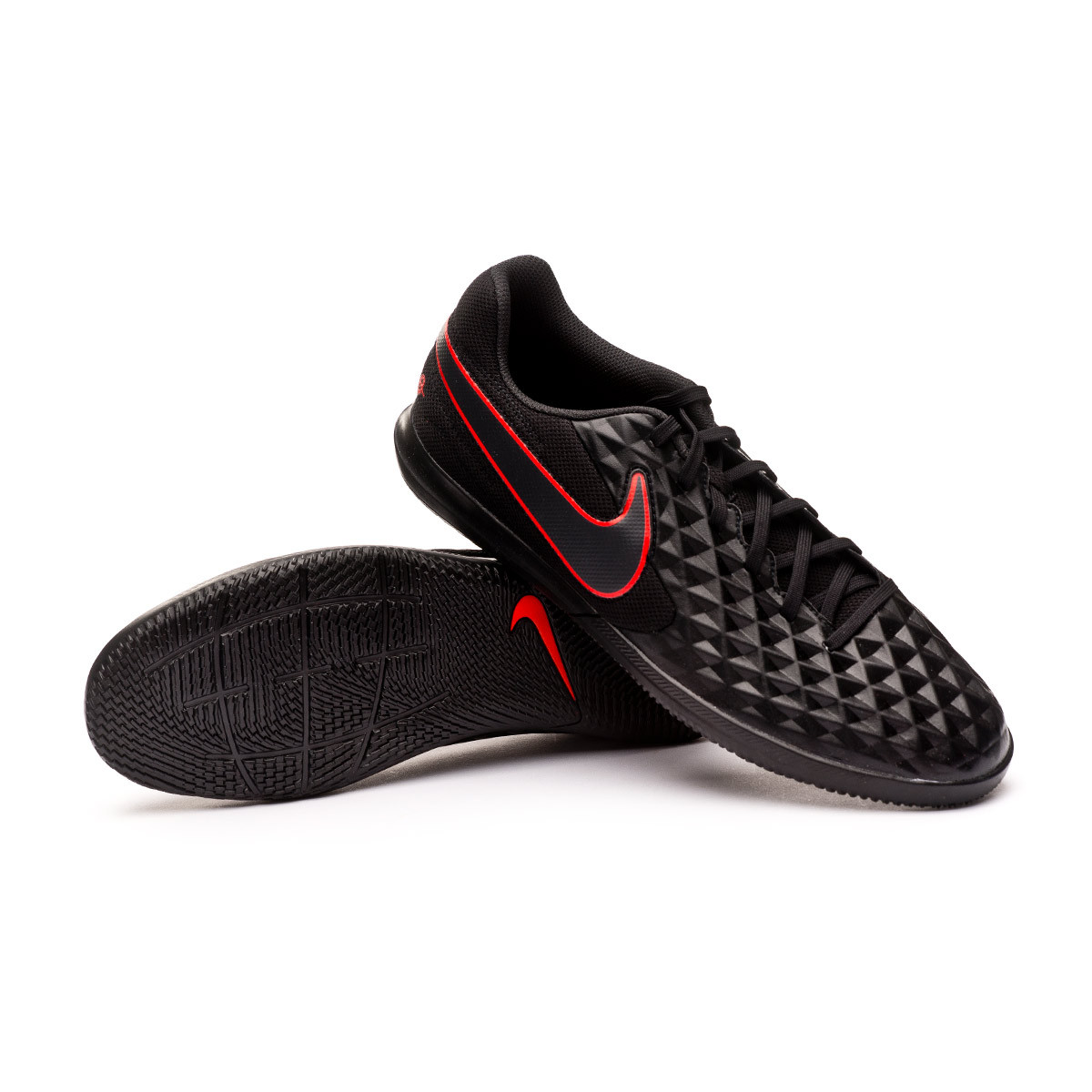 Tenis Nike Tiempo Legend VIII Club IC Black-Dark smoke grey-Chile red -  Tienda de fútbol Fútbol Emotion