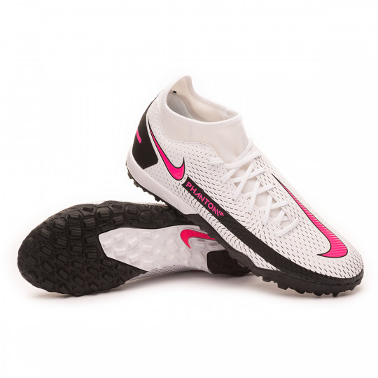 Bota de fútbol Nike Phantom GT Academy DF White-Pink Blast-Black - Fútbol Emotion