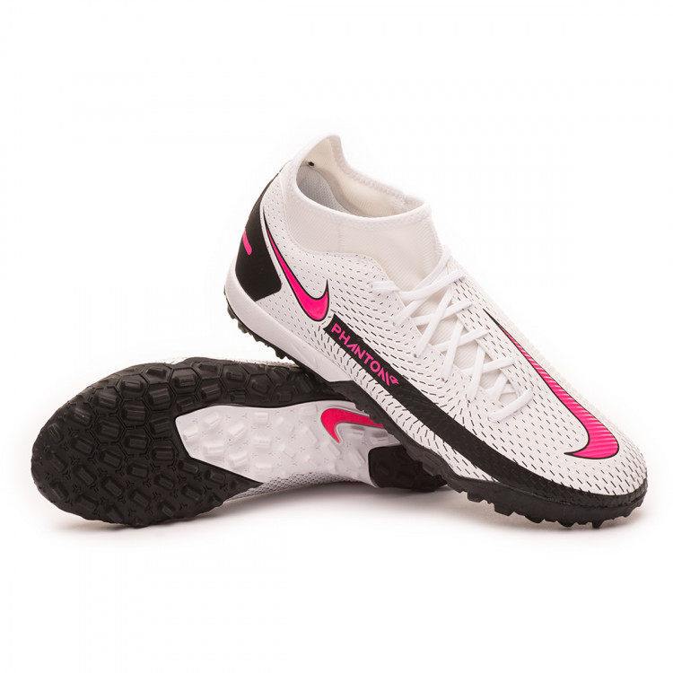 tenis nike rosas con blanco futbol