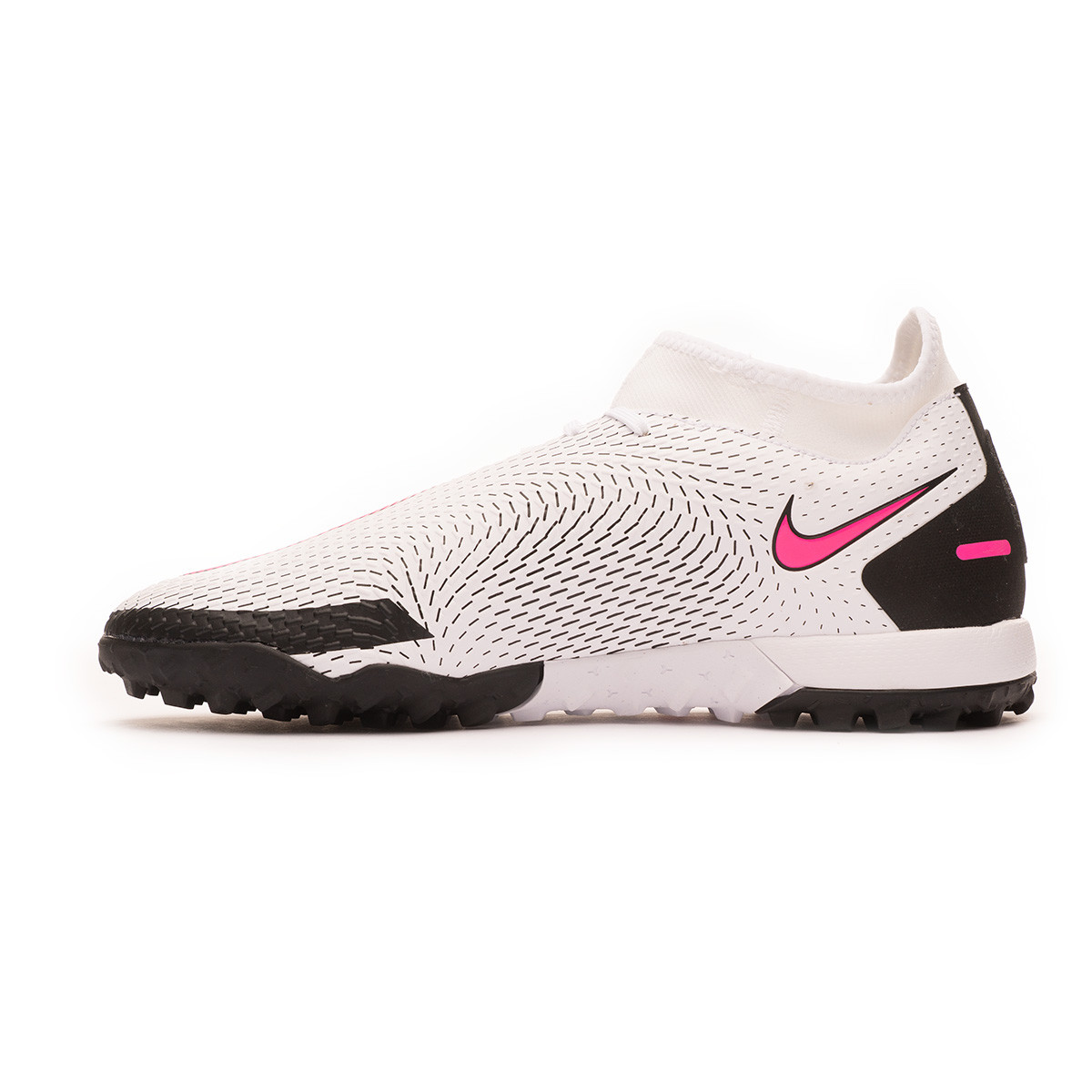 Bota de fútbol Nike Phantom GT Academy DF White-Pink Blast-Black - Fútbol Emotion