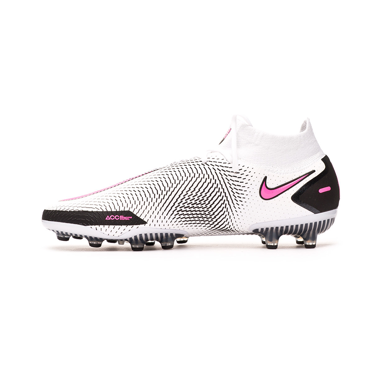 pink and white nike football boots