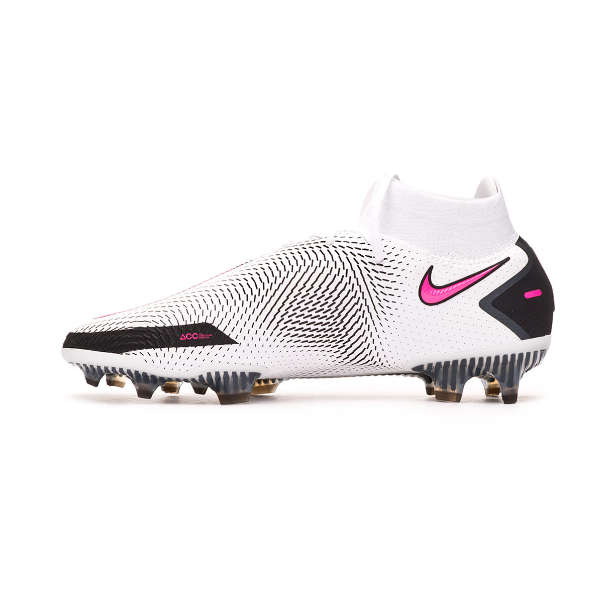 Bota de fútbol Nike Phantom GT Elite DF FG White-Pink - Fútbol
