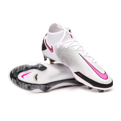 Bota de fútbol Nike Phantom GT Elite DF FG White-Pink - Fútbol