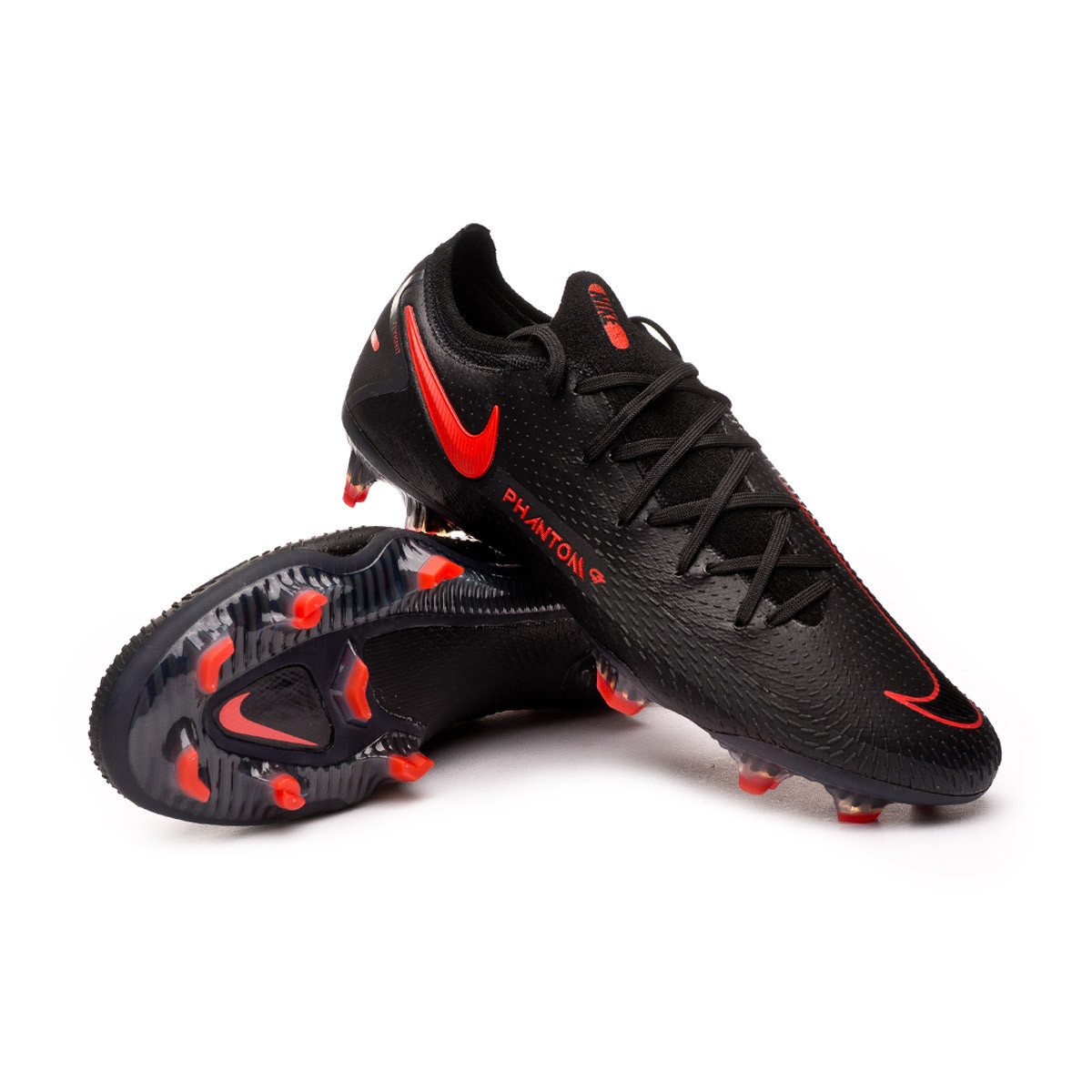 Bota de fútbol Nike Phantom GT Elite FG Black-Chile red-Dark smoke grey -  Tienda de fútbol Fútbol Emotion
