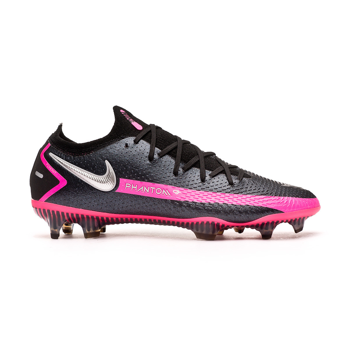 Bota de fútbol Nike Phantom GT Elite FG Black-Metallic silver-Pink blast -  Tienda de fútbol Fútbol Emotion