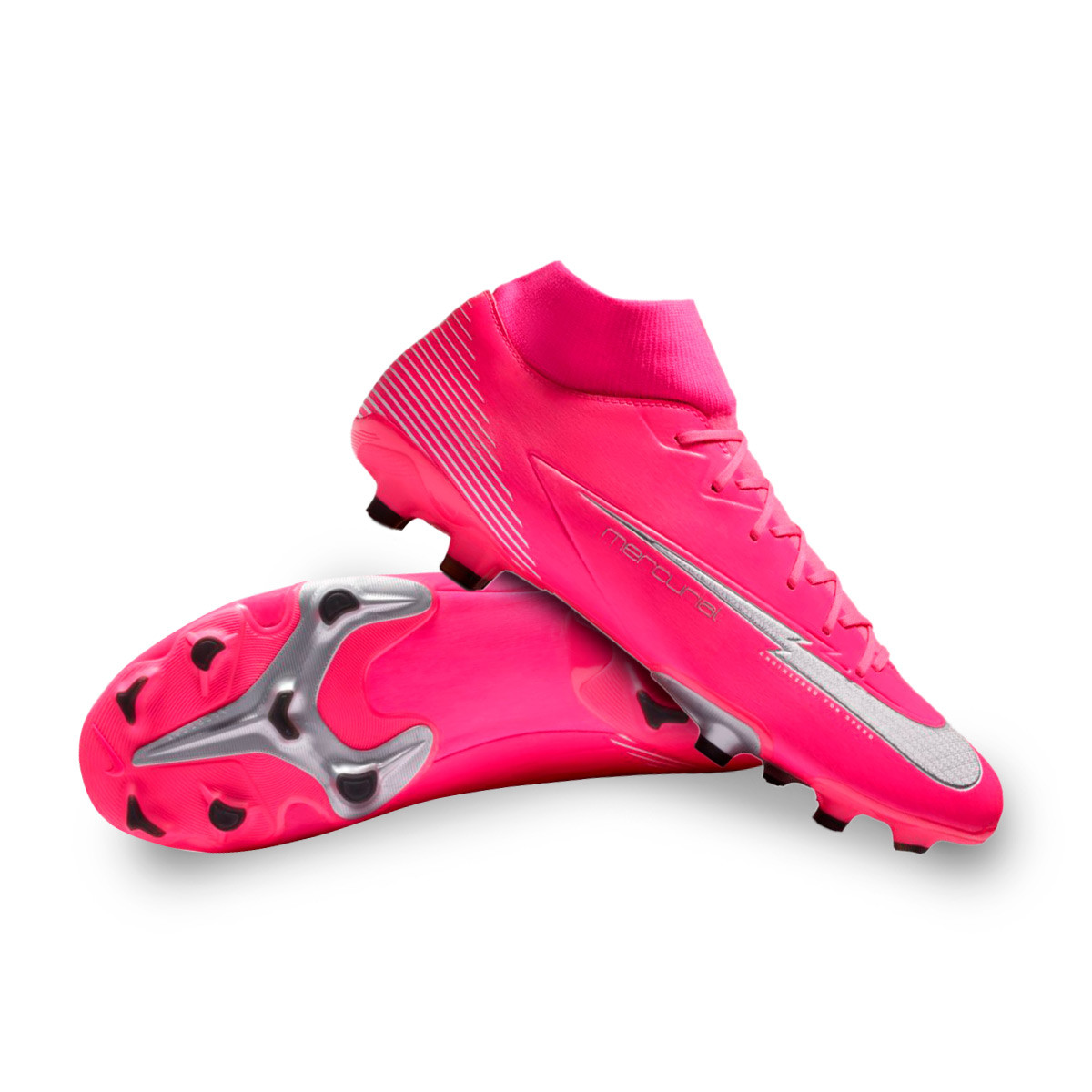 Scarpe Nike Superfly 7 Academy Kylian Mbappé FG/MG Pink  blast-White-Black-Chrome - Negozio di calcio Fútbol Emotion