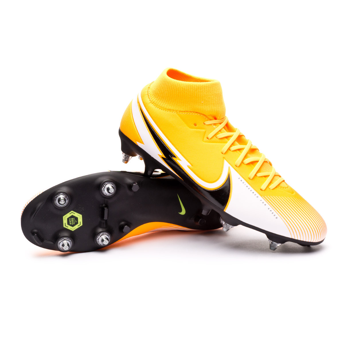 nike mercurial superfly orange and black