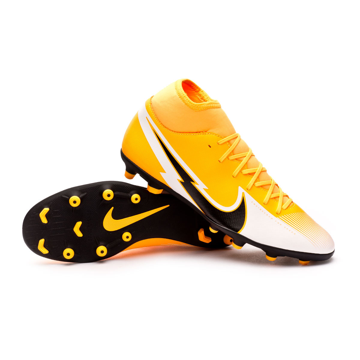 nike mercurial boots orange