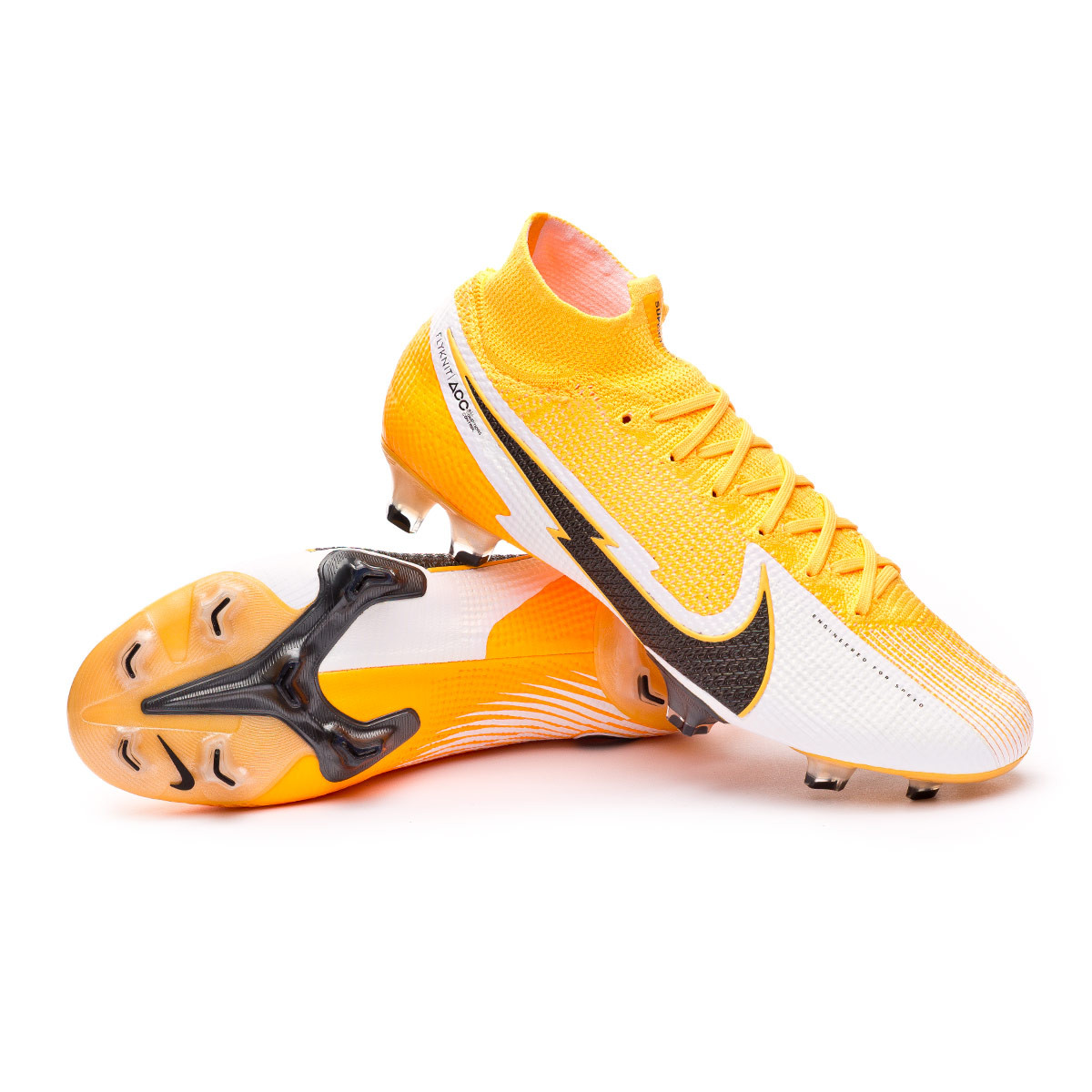 nike orange football shoes