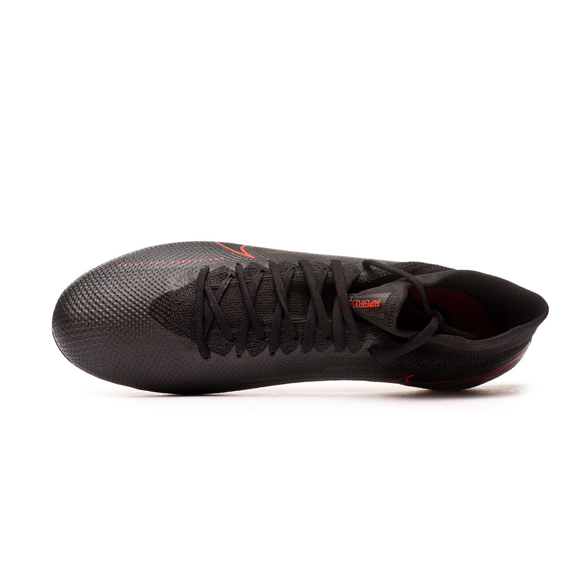 Bota de fútbol Nike Mercurial Superfly 7 Pro AG-Pro Black-Dark Smoke  Grey-Chile Red - Fútbol Emotion