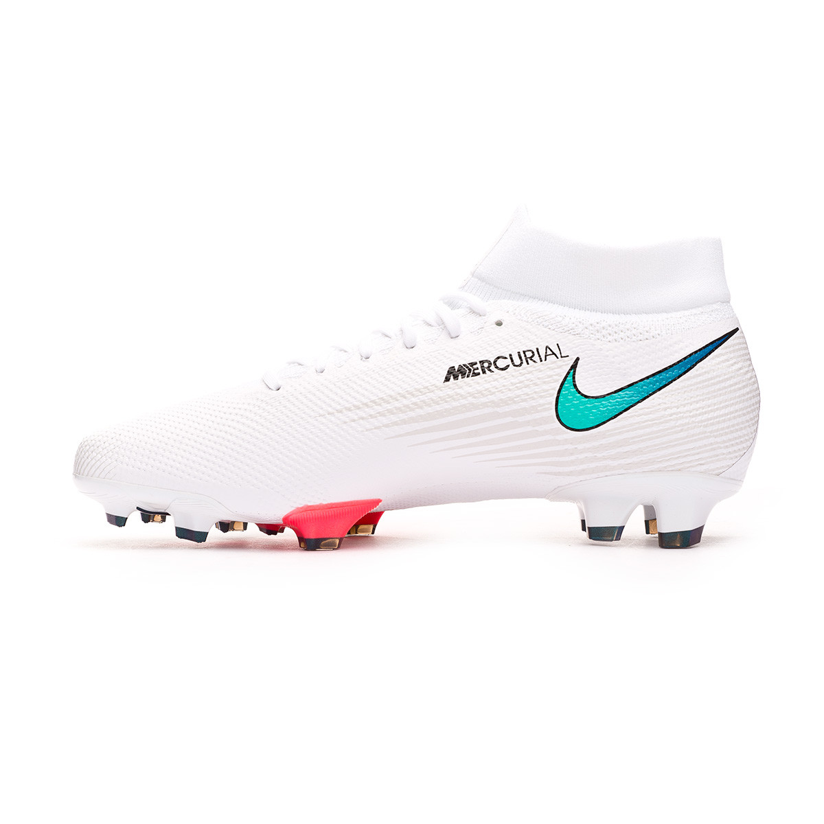 white mercurial boots