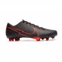 Mercurial Vapor XIII Academy FG/MG Black-Dark smoke grey-Chile red