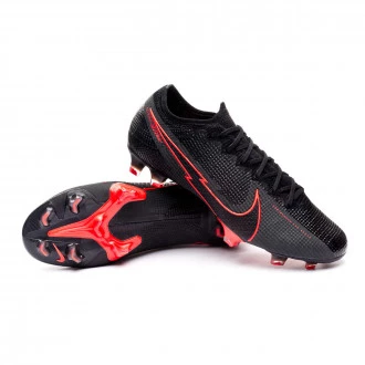 Bota Mercurial Vapor 13 Elite FG Black-Dark Smoke Grey-Chile Red