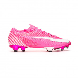 pink and white nike boots