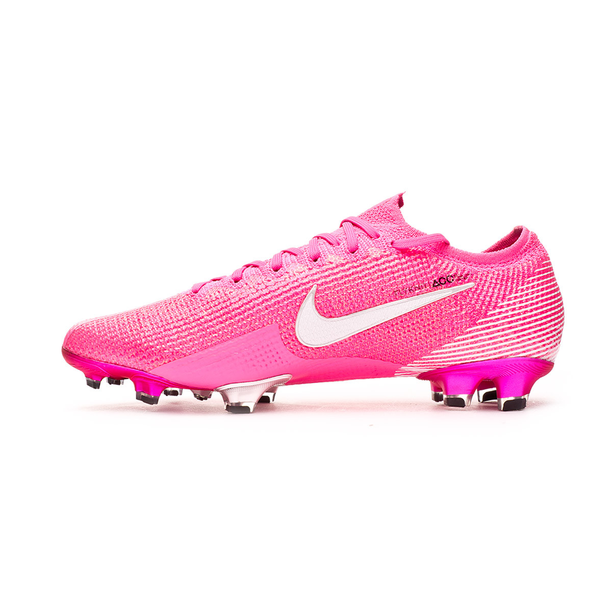 nike football shoes pink and white