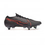 Mercurial Vapor XIII Elite SG-PRO Anti-Clog Traction Black-Dark smoke grey-Chile red