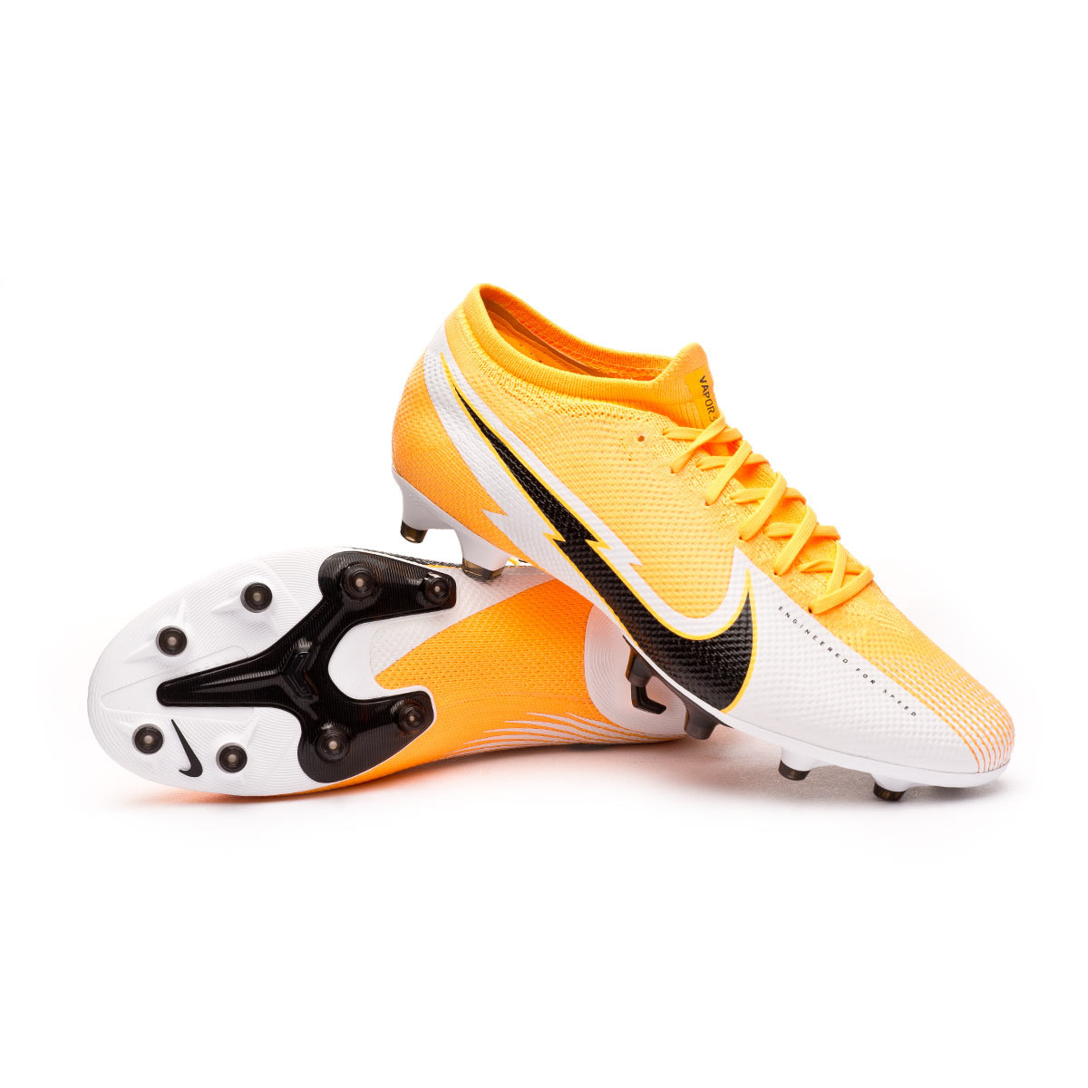 nike mercurial orange and white