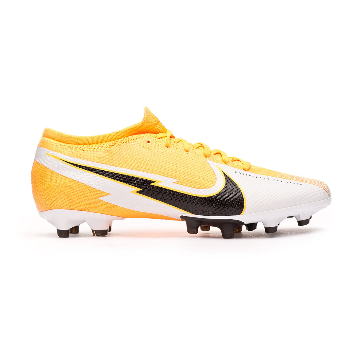 nike football boots black and orange