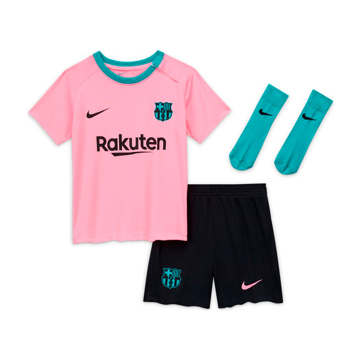 Tenue Nike FC Barcelona Stadium Tercera Equipación 2020-2021 Niño Pink beam-Black - Boutique de ...