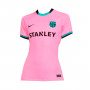 FC Barcelona Stadium Tercera Equipación 2020-2021 Mujer Pink beam-New green-Black