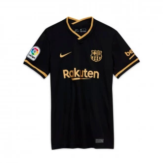 Camiseta FC Barcelona Stadium Segunda Equipación 2020-2021 Mujer Black-Metallic Gold