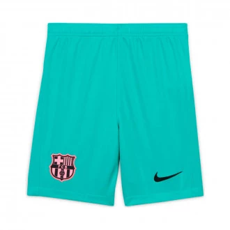 Calções FC Barcelona Stadium Terciro Equipamento 2020-2021 Criança New green-Black