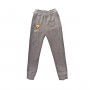 FC Barcelona GFA Fleece KZ 2020-2021 Niño Charcoal heather-Yellow