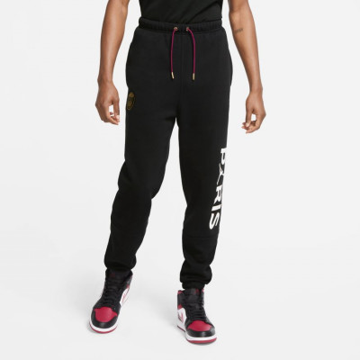 Long pants Nike Jordan x Paris Saint-Germain FC 2020-2021  Black-Bordeaux-Metallic Gold-White - Fútbol Emotion