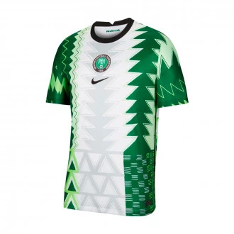 T-Shirt Nigeria Stadium Primera Equipación 2020-2021 White-Pine Green-Black