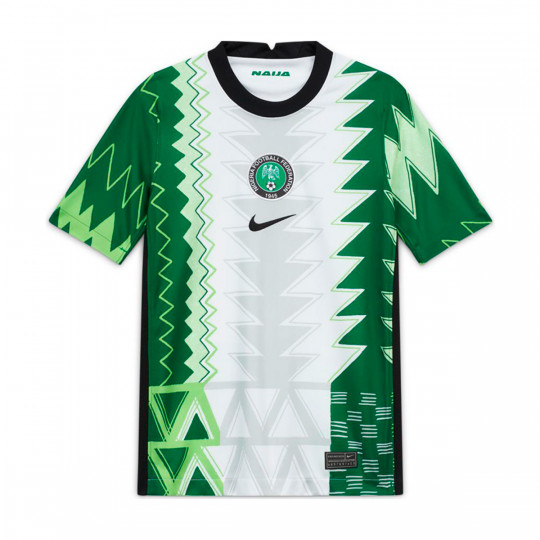 trama petróleo Monarca Camiseta Nike Nigeria Stadium Primera Equipación 2020-2021 Niño White-Pine  Green-Black - Fútbol Emotion