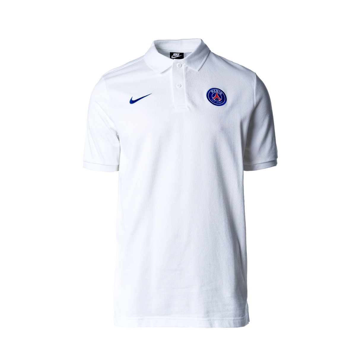 Polo shirt Nike Paris Saint-Germain NSW Crew 2020-2021 White-Old royal -  Football store Fútbol Emotion