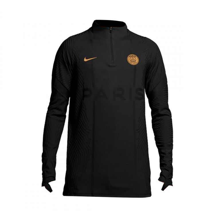 Sweatshirt Nike Paris Saint-Germain FC Vaporknit Strike Drill Top 50Cs  2020-2021 Black-Truly Gold - Fútbol Emotion