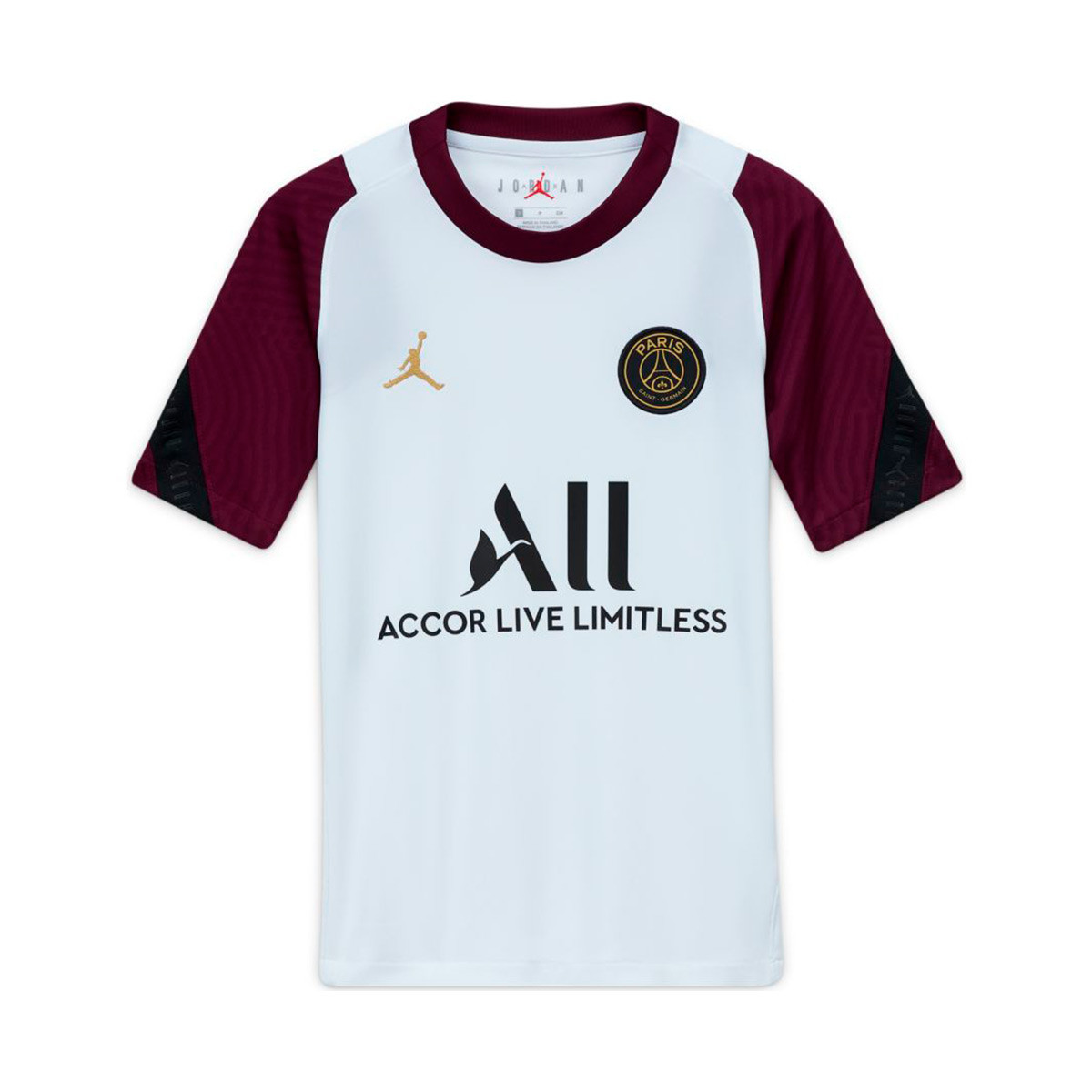 psg white gold jersey