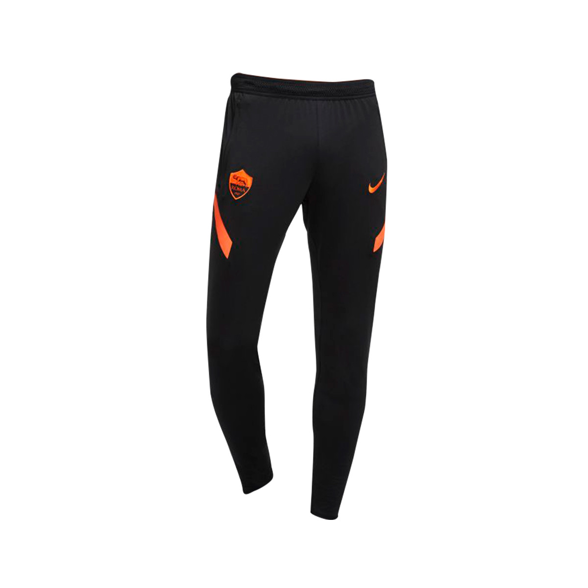 largo Nike AS Roma Dri-Fit Strike Cl 2020-2021 Black-Safety Orange Fútbol Emotion