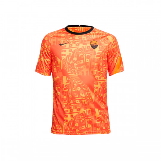 escolta Inmuebles cuchara Camiseta Nike AS Roma Pre-Match Top 2020-2021 Safety Orange-Black - Fútbol  Emotion